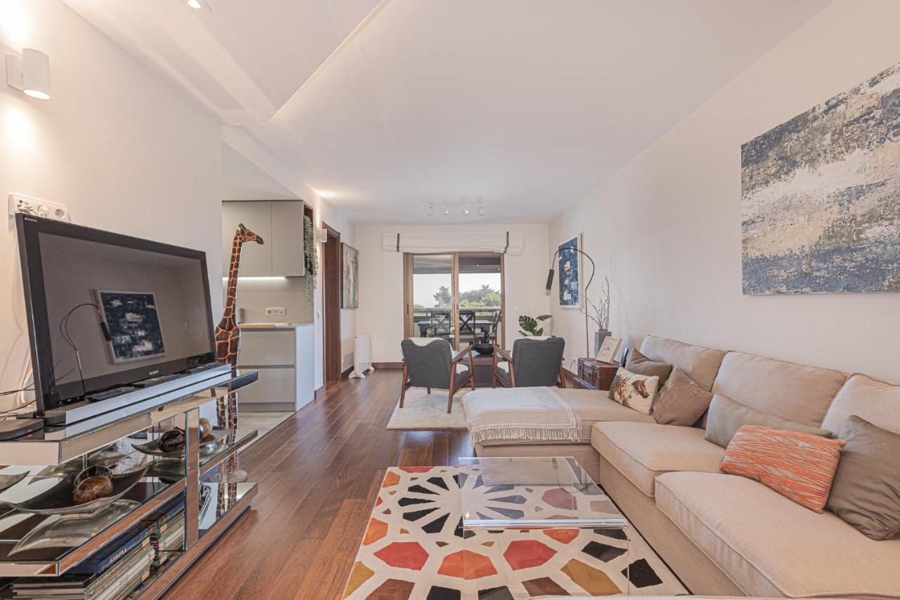 Apartamento Lujoso Ap con piscina frente al mar Cascaes Exterior foto