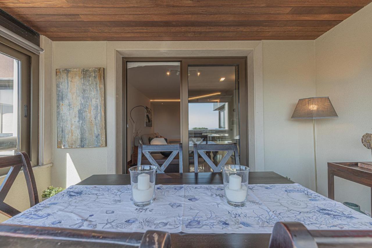 Apartamento Lujoso Ap con piscina frente al mar Cascaes Exterior foto