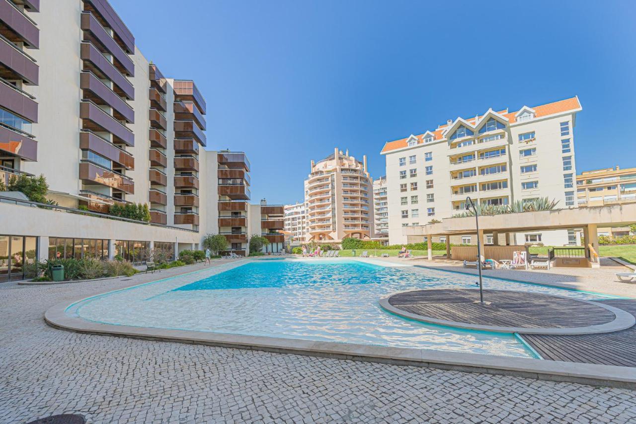 Apartamento Lujoso Ap con piscina frente al mar Cascaes Exterior foto