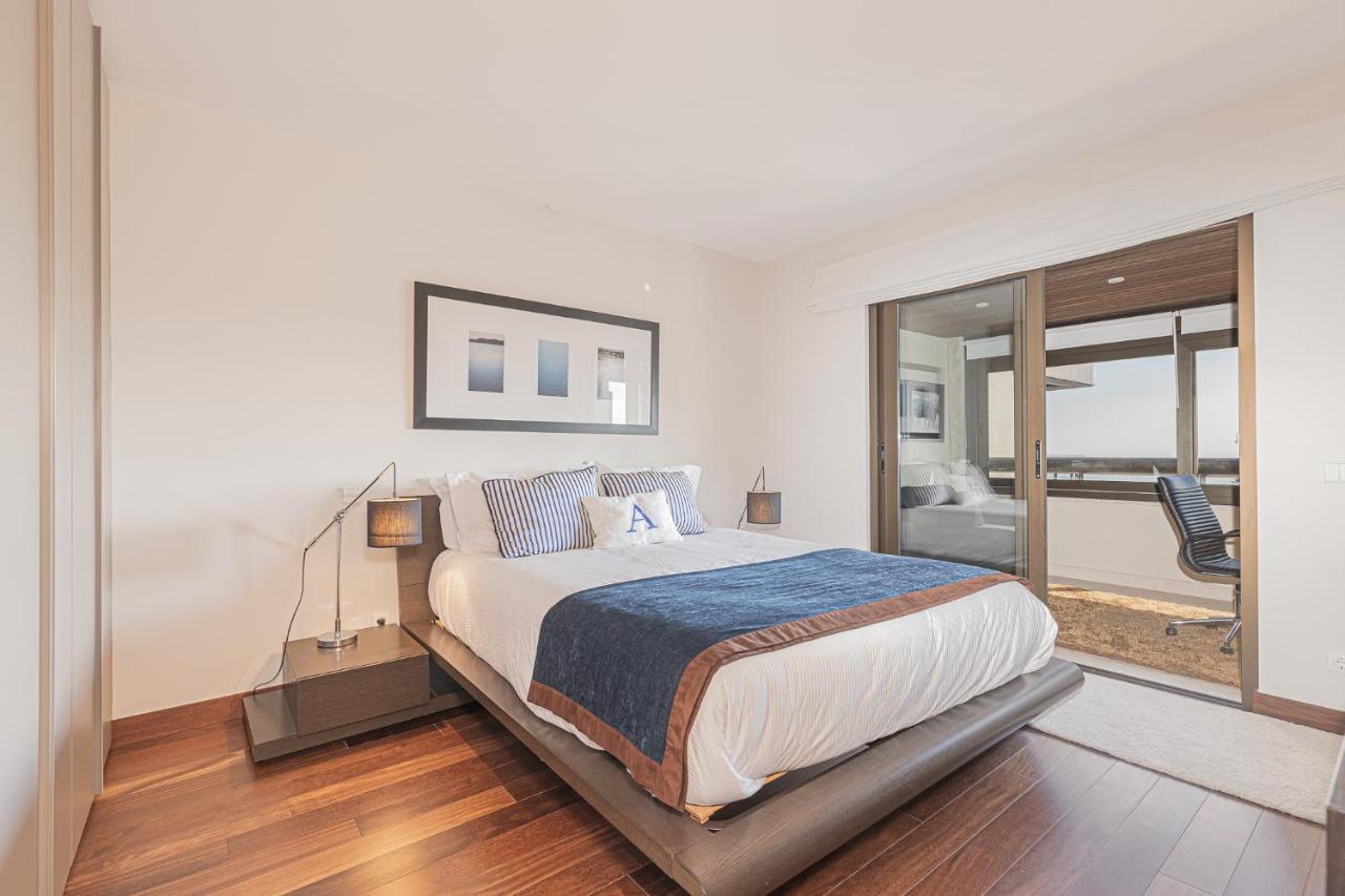 Apartamento Lujoso Ap con piscina frente al mar Cascaes Exterior foto