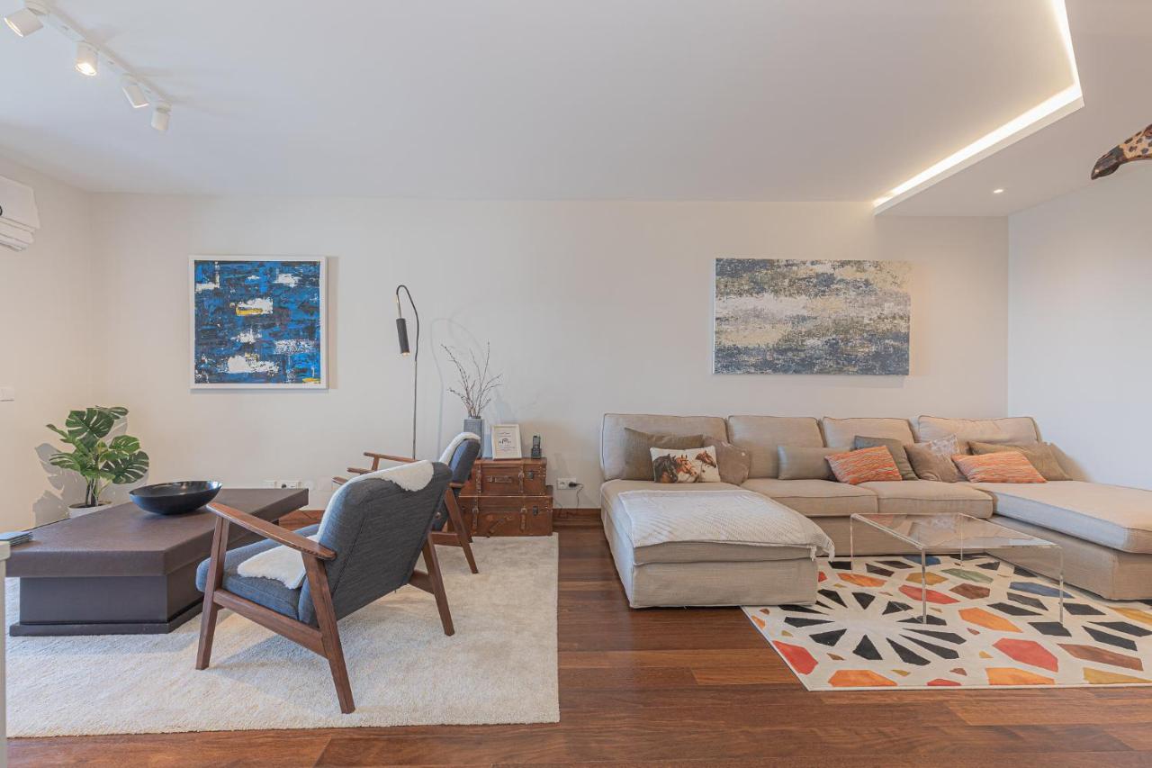 Apartamento Lujoso Ap con piscina frente al mar Cascaes Exterior foto