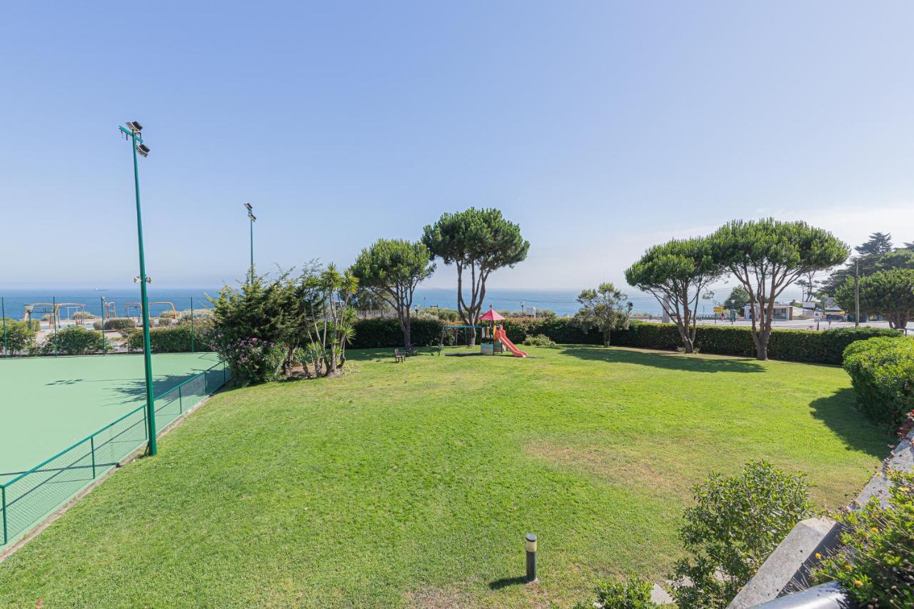 Apartamento Lujoso Ap con piscina frente al mar Cascaes Exterior foto