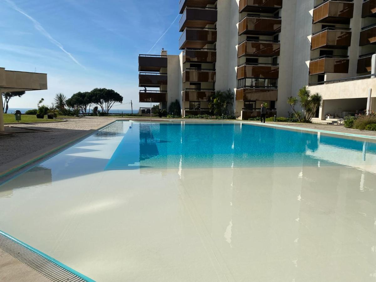 Apartamento Lujoso Ap con piscina frente al mar Cascaes Exterior foto