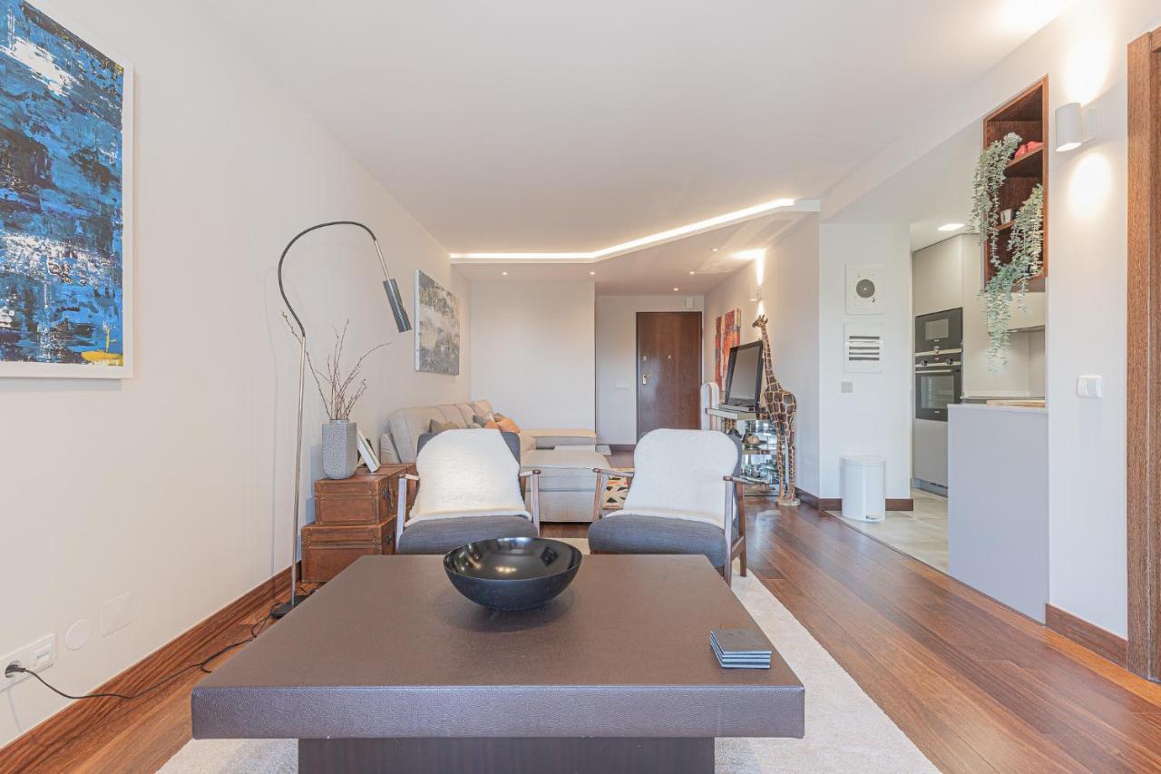 Apartamento Lujoso Ap con piscina frente al mar Cascaes Exterior foto