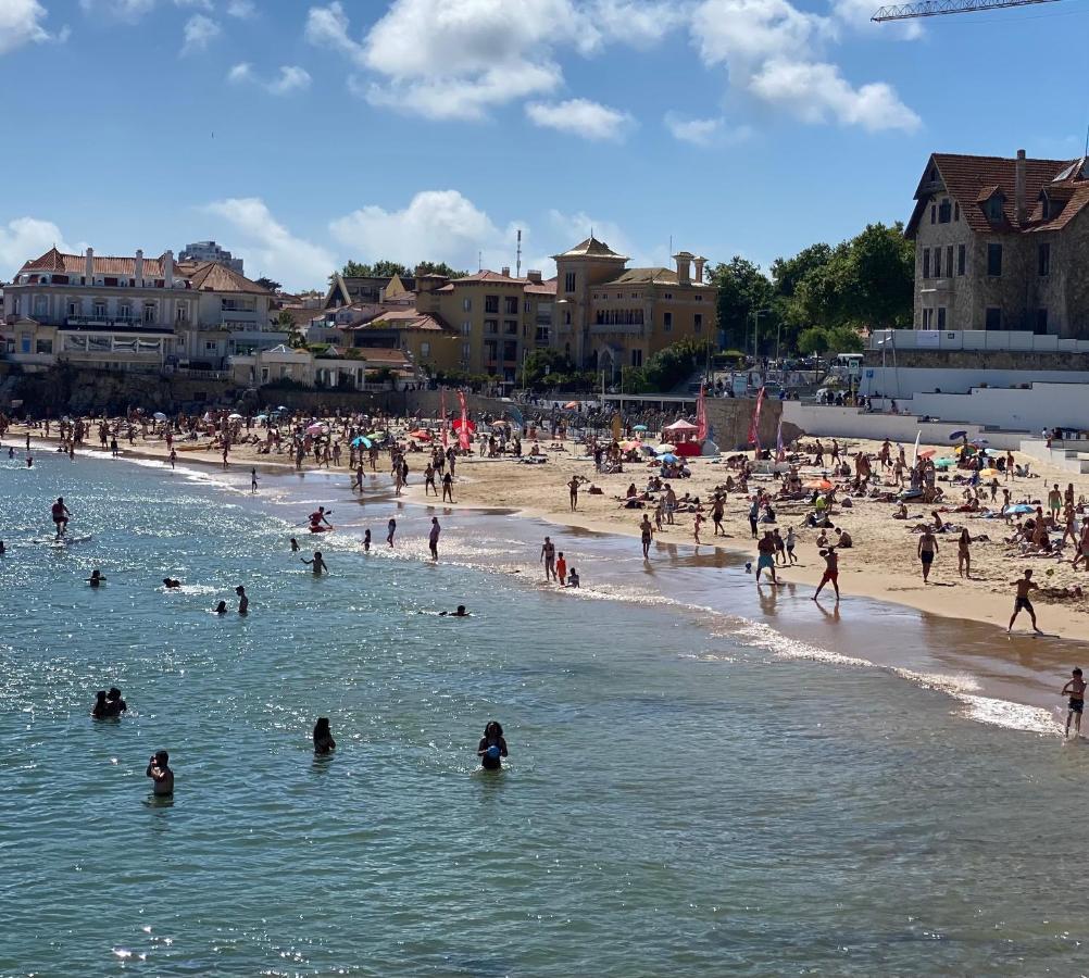 Apartamento Lujoso Ap con piscina frente al mar Cascaes Exterior foto