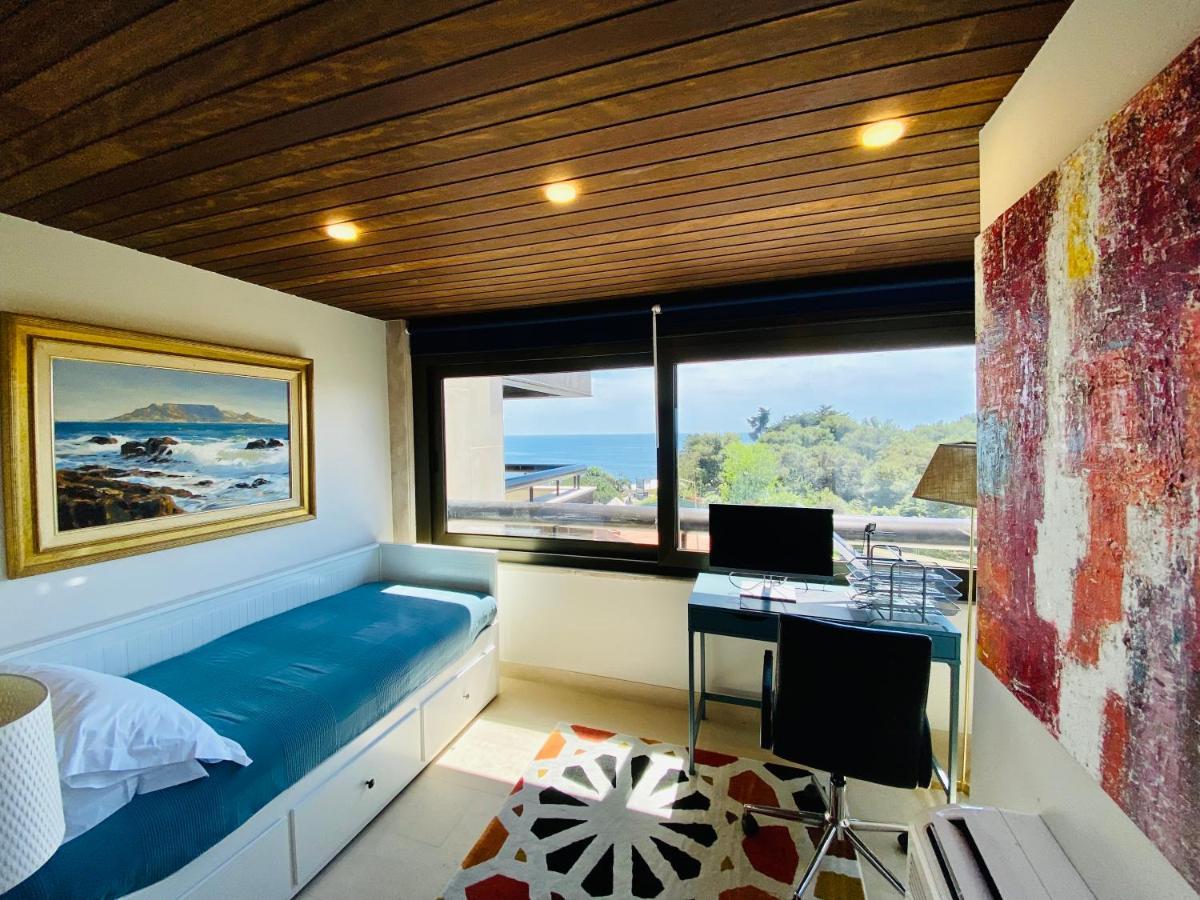 Apartamento Lujoso Ap con piscina frente al mar Cascaes Exterior foto